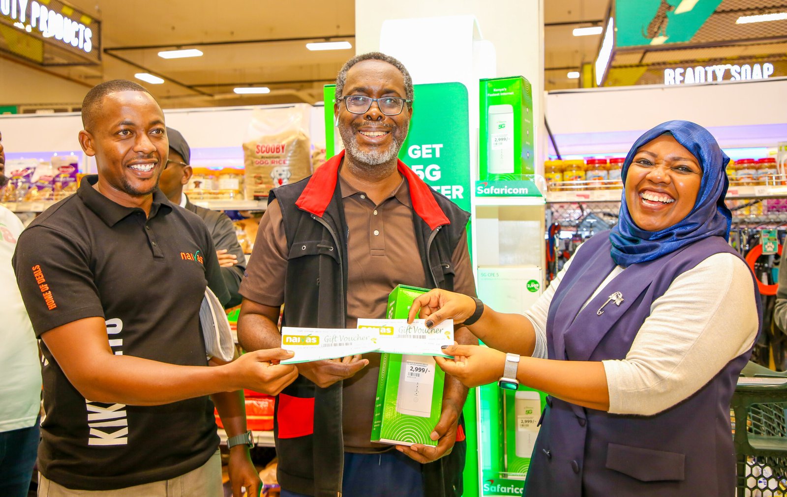 Safaricom Partners with Naivas to Expand Access to 5G Home Internet Solutions