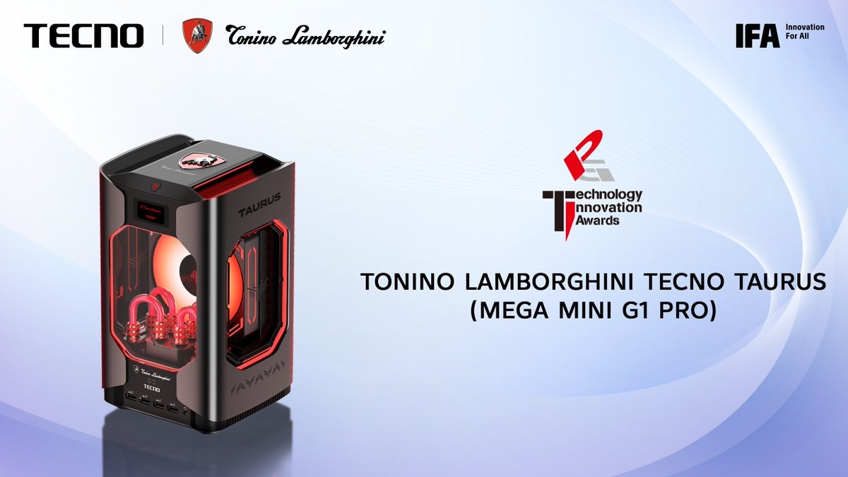TECNO’s Modular Phone and Tonino Lamborghini TECNO TAURUS phones feted at IFA 2026